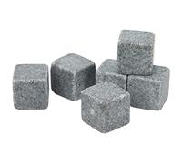 Zerodis Pietre per Whisky, Set di Pietre Refrigeranti per Whisky in Granito, Dimensioni 2 Cm, Perfette per Godersi il, la Vodka e il Gin (6)