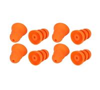 Zerodis Plaus Sostituzione Sostituzione della Punta in Silicone di Lunga Vita per SE846 SE535 SE215 Interno 2.0-3,5 Mm Ehrmörder Design Ergonomico 8pc per Uso Arancione Giornaliero