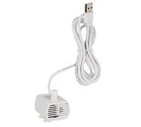 Zerodis Pompe dell'acqua Pompa Aeratore per Acquario Pompa per Acquario a Basso Rumore DC 3.5 9V 200L/H con Adattatore di Alimentazione per Distributore d'acqua per Animali Domestici Sommergibile