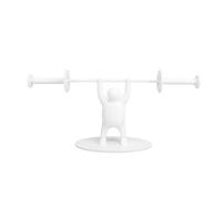 Zerodis Porta Asciugamani di Carta Carta Igienica Portarotolo Doppio Porta Tovaglioli Autoadesivo per Montaggio a Parete Dispenser di Tovaglioli Dal Design Divertente per Sollevamento Pesi per i