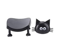 Zerodis Porta della Carta Igienica da Gatto da 2 Pezzi, Supporto Auto in Piedi Stampato 3D Rotolo di Gatto per Bagno Decorazioni Carine
