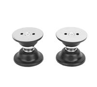 Zerodis Porta della Porta Magnetica a 2 Set di, Magneti per Catture della Porta Pesante per Campeggiatori per Viaggi e Rimorchi della 5a Ruota (BLACK)