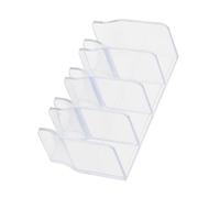 Zerodis Porta Scaffali Mensole Sospese con Scomparti Multipli Capacità Portante Elevata Organizzatore per Trucchi Salvaspazio Divisori per la Casa Bagno Portaprofumi da Parete (Colore trasparente)