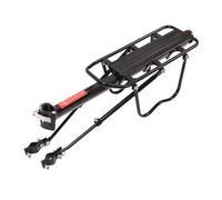 Zerodis Portabiciclette Portabiciclette in Lega di Alluminio vestibilità Regolabile visibilità Migliorata Design a Sgancio Rapido per Pendolari e Turisti Portabici Posteriore Leggero