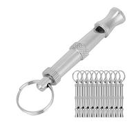 Zerodis Prodotti per Cani Passo Regolabile in Acciaio Inossidabile 10 Pezzi per Richiamo e Arresto dell'Addestramento per Fischietti da Addestramento per Cani Labrador e Cuccioli