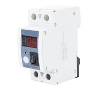 Zerodis Protezione da Sovracorrente Regolabile, Limitatore di Corrente con Ripristino Automatico da 1 A A 40 A con Schermo LCD per 110-300 V CA, Alloggiamento Ignifugo PA66