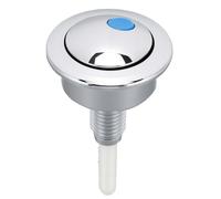 Zerodis Pulsante per WC, Parti per WC Adatte a Twyford CF1003CP (ABS) | Doppio Scarico, Plastica ABS, Diametro 48 Mm, Installazione Facile, Apertura Coperchio Standard, Resistente all'umidità