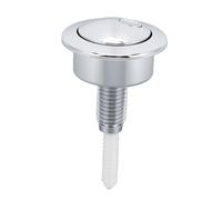 Zerodis Pulsante per WC, Parti per WC Adatte a Twyford CF1003CP (ABS2) | Doppio Scarico, Plastica ABS, Diametro 48 Mm, Installazione Facile, Apertura Coperchio Standard, Resistente all'umidità