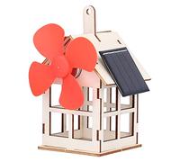 Zerodis Punteggio per Esperimento di Energia Solare con Windmühlen Holzhaus Esperimento di Educazione Scientifica Fai -da -te per L'intazione nel Tipo di Padre