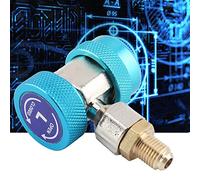 Zerodis R134A Easy ConnectDisconnect High Copler -Adapter per AC -Set per HVAC Technici (Bassa Pressione Blu)
