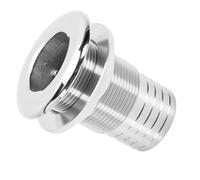 Zerodis Raccordo Passascafo in Acciaio Inossidabile di Grado Marino 316 con Design Spinato per Sistemi di Barche e Yacht 7,5x8,5 Cm (Uscita Mezza Filettatura da 1-1/2 Pollici Senza)