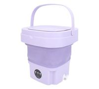 Zerodis Rondella Portatile, Lavatrice Portatile a Secco a Rotazione Morbida Automatica, capacità 11L di Appartamento, Dormitorio, Hotel, con Impostazioni Timer da 2, 10 o 15 (Spina europea)