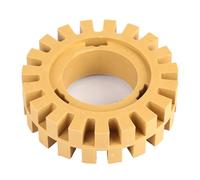 Zerodis Ruota del Trapano in Gomma, 100 Mm 4 Pollici 4 Pollici a Zigzag Denti a Zigzag Forma Pneumatica Lucidatrice Elettrica Ruota in Gomma Mobile per Autori di Dettaglio Dell'accessorio (4 pollici