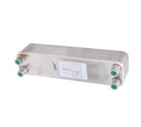 Zerodis Scambiatore di Calore a Piastre in Acciaio Inossidabile 304, Raffreddatore a Piastre Brasato in Rame 99,9%, 4,5 MPa, 30, for Raffreddamento di Birra, Acqua e Laboratorio