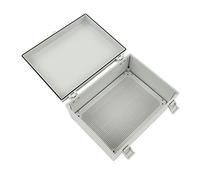 Zerodis Scatola di Giunzione Impermeabile in Plastica per Plastica per Fai - -Te all'aperto con Facile Installazione IP67 Copertura Incernierata a Incendio Esterno Esterno Custodia Fai Te