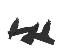 Zerodis Set di Lame per Raschietto per Alternativa in Acciaio Ad Alto Tenore di Carbonio da 4 Pezzi, Lama per per Attacco Multifunzionale per Strumento di Pulizia delle Piastrelle