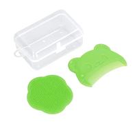 Zerodis Set di Pennelli per il Cuoio Capelluto da 2 Pcs, Morbido Pettine per la Spazzola da Bagno Appena Nata Si Adatta per la Cura del Tappo di Rimozione del Massaggio del Dolce (GREEN)