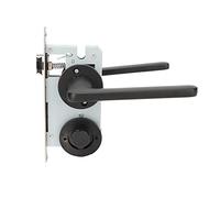 Zerodis Set di Serrature da Infilare in Acciaio Inossidabile, Serratura per Porta Interna Resistente con Installazione Semplice, Meccanismo di Bloccaggio Sicuro (Tipo 1)