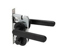 Zerodis Set di Serrature da Infilare in Acciaio Inossidabile, Serratura per Porta Interna Resistente con Installazione Semplice, Meccanismo di Bloccaggio Sicuro (Tipo 2)