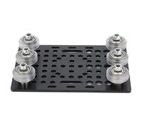 Zerodis Stampante 3D V Solt Building Board Set di Puleggia, Resistente all'usura, Forte, Universale, Rapido Assemblaggio, Kit di Ruote a V, Accessori, per Costruzioni Aperte, Ruota Scanalatura a