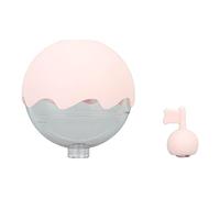 Zerodis Stampo per Ghiaccio Sferico in Silicone con Coperchio Trasparente, Facile da Rilasciare, 2,4 Pollici, per Whisky Cocktail Bevande (PINK)