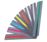 Zerodis Strisce da Lettura per Dislessia e ADHD, Set di Sovrapposizioni Colorate in PVC da 8 Pezzi, Strumenti Guida per il Miglioramento della Messa a Fuoco per Bambini e Principianti