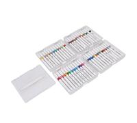 Zerodis Strumenti di Pittura Impostare la Penna di Vernice con Scatola di Stoccaggio Segnali di Vernice Colorata Penne di Pittura Acrilica per Tessuto in Legno in Legno in Vetro in Vetro Rocce e