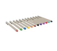 Zerodis Strumenti di Pittura Pennarelli Colorati Fineliner Punta Fine Penne da Disegno per Artisti con Inchiostro Liscio Forniture per Ufficio per Scrivere Schizzi Calligrafia Fumetti Acquerello