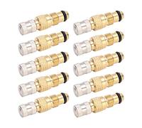 Zerodis Strumenti di Riparazione Automobilistica Gambi della Valvola della Gomma del Liquido dell'Aria in Ottone Tr218A Tr618A Sostituzione per Kit Stelo Valvola del Trattore per Attrezzature