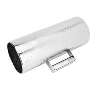 Zerodis Strumento Guiro in Acciaio Inossidabile Solido e Robusto con Raschietto per Musica a Percussione Compatta Compatta Leggera da 12,8 "argento 660G