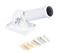 Zerodis Flag Pole Holder, Staffa Supporto Porta Regolabil e con Asta Bandiera Regolabile Muro con Viti