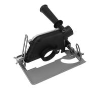 Zerodis Supporto per Smerigliatrice Angolare Supporto per Smerigliatrice Angolare in Metallo e Plastica Taglio Regolabile da 0 a 45 Gradi per Smerigliatrici di Tipo da 100 a 125 con Guida Lineare