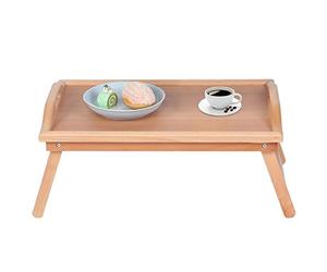 Zerodis Tavolino Tavolino da caffè da Scrivania con 4 Chiusure per Gambe per stabilità Portatile Multifunzione Vassoio da Letto TV Servizio da Pranzo Scrivania da Studio per Casa Ufficio Soggiorno