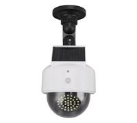 Zerodis Telecamera Finta di Sicurezza Solare Fittizia Telecamera di Sorveglianza Simulata Ad Energia Solare per Interni Ed Esterni - Scoraggia i Criminali e Proteggi la Tua proprietà -