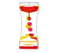 Zerodis Temporizzatore Liquido Colorato, 5,2x3,2x13,2 Cm Acrilico Trasparente Temporizzatore di Movimento Olio Clessidra Giocattolo Giocattoli di Sollievo Dall'ansia per Bambini Adulti (style 4)