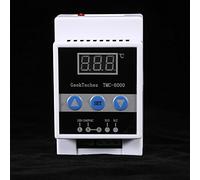 Zerodis Termoregolatore TMC 6000 Termostato Digitale con Uscita NO NC per Elettronica Industriale, Protezione Ritardo Compressore Regolabile da -49°F a 230°F Installazione su Guida DIN