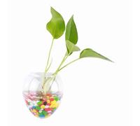 Zerodis Terrario Sospeso in Vetro per Piante Acquatiche, Contenitore per Fiori da Parete Ideale per Decorazione Casa e Giardino Interno (Modello 6)
