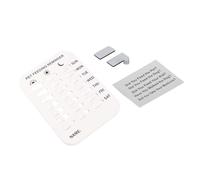 Zerodis Tracker Magnetico di Memoria di Alimentazione per Animali Domestici per il Piano Dietetico Quotidiano, Codificato per Colore per Diversi Cani, Include Magneti e Adesivi, Plastica da 16x12 Cm