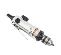 Zerodis Trapano Ad Aria Dritto 3/8in, Utensile Pneumatico in Lega di | Corpo in Lega di Zinco, Resistente All'usura e Anticorrosione, velocità a Vuoto 2200 Giri/min, Ingresso Aria 1/4 Pollice,