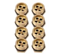 Zerodis Ugelli Nebulizzatori in Ottone, Regolabili da 1/2 Pollice, Confezione da 20, Atomizzatori di Raffreddamento per Prato e Giardino, Valvola per la Rimozione della Polvere