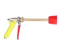 Zerodis Ugello per Tubo da Giardino, Spruzzatore Ad Alta Pressione Regolabile in Rame per Lavaggio Auto, Doccia per Piante, Prato e Animali Domestici, Filettatura Femmina 14x1,5 Mm, Design Ergonomico