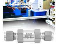 Zerodis Valvola BSPP Filo Femmina Valvola di Ritegno della a Gas a Gas Collegamento Filetta Femmina Acqua BSPP Compressore dell'aria 304 Acciaio Inossidabile 1/4 Pollici 1/8 Pollici 3/8 /2 Porte