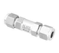 Zerodis Valvola BSPP Filo Femmina Valvola di Ritegno della a Gas a Gas Collegamento Filetta Femmina Acqua BSPP Compressore dell'aria 304 Acciaio Inossidabile 1/4 Pollici 1/8 Pollici 3/8 /2 Porte