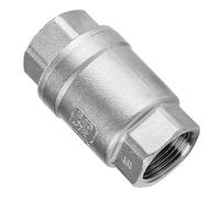 Zerodis Valvola di Ritegno a Molla in Acciaio Inossidabile 3/4 Pollici, Valvole di Ritegno in Resistenti Alla Corrosione, Bidirezionale Ad Alta Pressione per Condutture Chimiche e Petrolifere