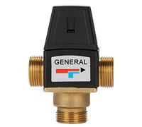 Zerodis Valvola Miscelatrice Termostatica a 3 Vie in Ottone con Funzione di Sicurezza Antiscottatura per Scaldacqua Solare e Sistemi di Riscaldamento a Pavimento DN20
