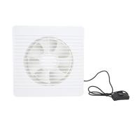 Zerodis Ventilatore Alimentato da Pannello Solare, Ventilatore di Scarico da Pannello Solare in ABS 15W con Cavo da 16 Piedi, Ventilazione con Flusso d'Aria Elevato a 6 Pale per Serra Pollaio (8
