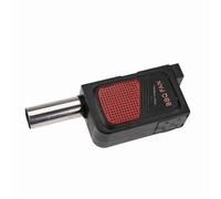 Zerodis Ventilatore Elettrico per Barbecue, Portatile, Nero, Plastica e Acciaio Inox, 17,5 x 4 cm, Alimentato a Batteria, per Campeggio, Picnic, Griglia