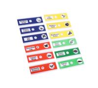 Zerodis Vetrini per Microscopio Preparati in Plastica per Educazione Scientifica con Campioni di Piante di Insetti Animali per Studenti e Bambini Vetrini per Microscopio 12 Pezzi (#4)