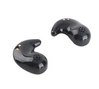 Zerodis Video Portatile Auricolari Design Ergonomico Ad Alta fedeltà Ideale per l'intrattenimento e il Sonno Auricolari Wireless Trasparenti (BLACK)