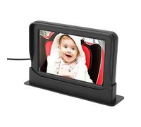 Zerodis Videocamera per Auto per Bambini, Monitor per Auto per Bambini con Visione Notturna Grandangolare di 140 Gradi per la Sicurezza del Sedile Posteriore della Maggior Parte d